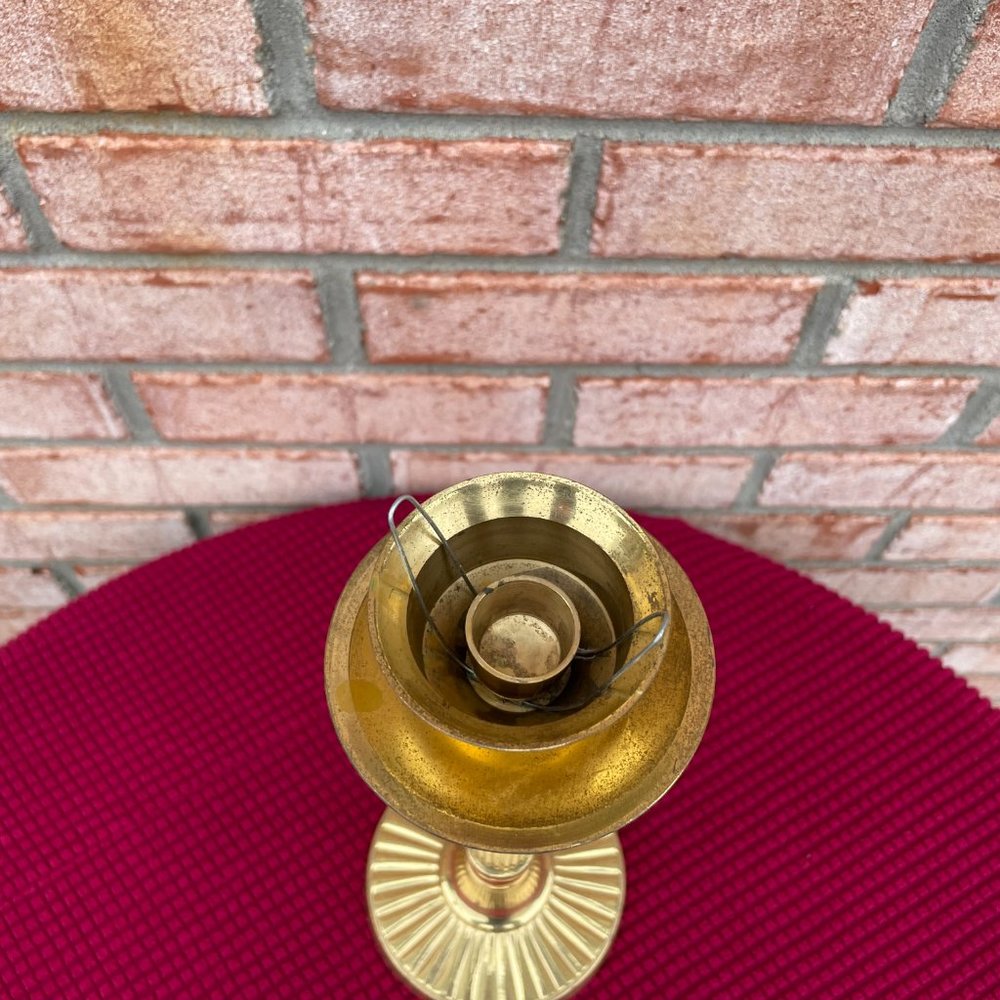 Vintage Brass Candleholder - Picture 2 of 6